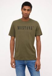Męski T-shirt Koszulka Mustang Style Austin Sea Turtle 1014695 6529, XL. Niebieskie t-shirty męskie Mustang, m, bez wzorów, z bawełny, bez kołnierzyka, bez ramiączek. Za 79.99 zł.