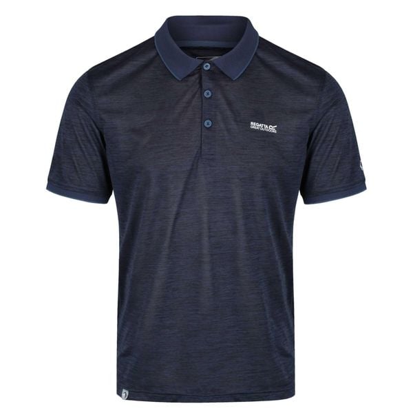 Koszulka Polo Męska Jersey Remex II. Niebieskie koszulki polo męskie Regatta, m, bez wzorów, z jersey, bez kołnierzyka, bez ramiączek. Za 93.99 zł.