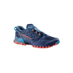 Buty do biegania w terenie Mężczyzna La Sportiva Bushido III niebieski. Niebieskie buty do biegania męskie La Sportiva, bez wzorów, z materiału, bez zapięcia, do biegania. Za 923.00 zł.