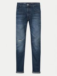 Petrol Industries Jeansy M-1040-DNM056 Granatowy Tapered Fit. Niebieskie jeansy męskie Petrol Industries, bez wzorów, z bawełny. Za 139.99 zł.
