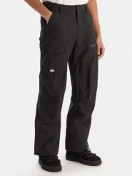 Quiksilver Spodnie snowboardowe Utility EQYTP03235 Czarny Modern Fit. Czarne spodnie narciarskie i snowboardowe męskie Quiksilver, bez wzorów, z syntetyku, narciarskie. Za 919.99 zł.