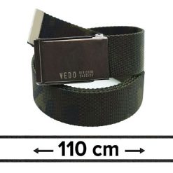Pasek Materiałowy, Zielony, Moro 110 cm, Militarny Solidny, Klamra Zamykana Manualnie -Pako Jeans. Zielone paski męskie Pako Jeans, bez wzorów, z jeansu, klasyczne. Za 45.00 zł.