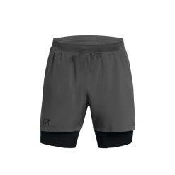 Givova spodenki 2 w 1 M. Czarne szorty męskie Givova, bez wzorów. Za 307.99 zł.