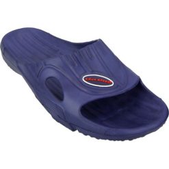 Klapki basenowe Aqua-Speed Arizona M granatowe. Niebieskie klapki i japonki męskie Aqua-Speed, bez wzorów, z materiału. W wyprzedaży za 59.00 zł.