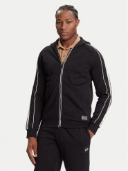 EA7 Emporio Armani Bluza 7M000973 AF10377 UC001 Czarny Regular Fit. Czarne bluzy rozpinane męskie EA7 Emporio Armani, l, bez wzorów, z bawełny, bez ramiączek, bez kaptura. Za 489.99 zł.