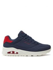 Skechers Sneakersy Uno - Suited On Air 183004 Granatowy. Niebieskie buty sportowe na co dzień męskie Skechers, m, bez wzorów, ze skóry, bez ramiączek, bez kaptura. Za 239.99 zł.