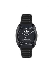 Adidas Zegarek Retro Wave Two AOSY24531 Czarny. Czarne, analogowe zegarki męskie ADIDAS. Za 479.99 zł.