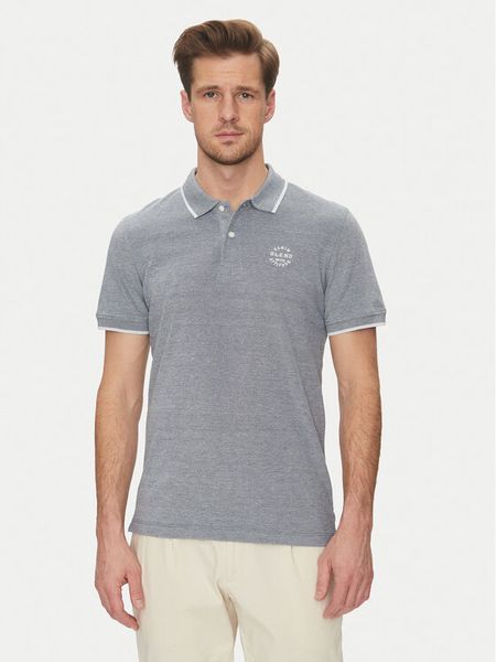 Blend Polo 20708180 Niebieski Regular Fit. Niebieskie koszulki polo męskie Blend, m, bez wzorów, z bawełny, bez kołnierzyka, bez ramiączek. Za 69.99 zł.
