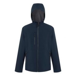 Męska Kurtka Soft Shell Navigate 2 Layer. Niebieskie kurtki męskie Regatta, l, bez wzorów, sportowe, bez ramiączek, bez kaptura. Za 232.99 zł.