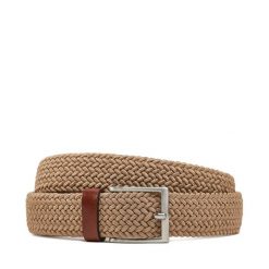 Pasek Męski Guess. Brązowe paski męskie Guess, z aplikacjami. Za 199.99 zł.