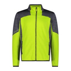 Polar CMP. Zielone bluzy z polaru męskie CMP, bez wzorów, z polaru, sportowe, bez ramiączek, bez kaptura. Za 323.50 zł.