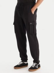 Quiksilver Spodnie dresowe EQYFB03401 Czarny Regular Fit. Czarne spodnie dresowe męskie Quiksilver, bez wzorów, z dresówki. Za 249.99 zł.