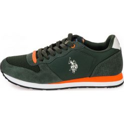 U.S. POLO ASSN. tenisówki męskie Soren 41 zielone. Zielone trampki męskie U.S. Polo Assn., bez wzorów, bez zapięcia. Za 339.00 zł.