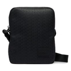 Saszetka HUGO. Czarne saszetki męskie Hugo, bez wzorów, małe. Za 599.99 zł.