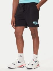 Tommy Jeans Szorty sportowe Stack Logo DM0DM21803 Czarny Relaxed Fit. Czarne szorty sportowe męskie Tommy Jeans, bez wzorów, z bawełny, sportowe. Za 149.99 zł.