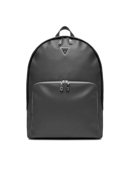 Guess Plecak HMECSA P3406 Szary. Szare plecaki męskie Guess, z aplikacjami, ze skóry. Za 479.99 zł.