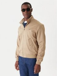 Lacoste Kurtka bomber BH7186 Beżowy Regular Fit. Brązowe kurtki męskie Lacoste, m, bez wzorów, z bawełny, bez ramiączek, bez kaptura. Za 1,099.00 zł.