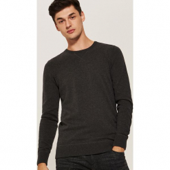 Gładki sweter - Czarny. Czarne swetry męskie House. Za 59.99 zł.