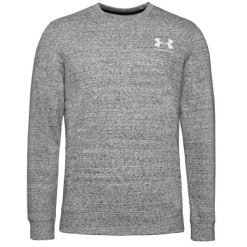 Bluza z okrągłym dekoltem Under Armour Rival Terry LC. Białe bluzy nierozpinane męskie Under Armour, l, bez wzorów, sportowe, bez ramiączek, bez kaptura. W wyprzedaży za 198.10 zł.