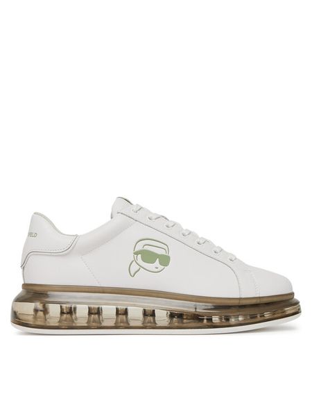 KARL LAGERFELD Sneakersy KL52630N Biały. Białe buty sportowe na co dzień męskie KARL LAGERFELD, m, bez wzorów, ze skóry, bez ramiączek, bez kaptura. Za 589.99 zł.