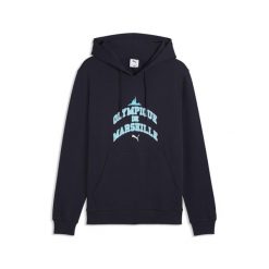 Męska bluza z kapturem Olympique de Marseille FtblCulture PUMA. Białe bluzy nierozpinane męskie Puma, m, bez wzorów, z kapturem. Za 279.00 zł.