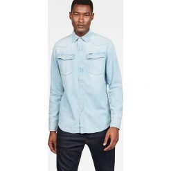 Koszula dżinsowa "3301" - Slim fit - w kolorze błękitnym. Koszule męskie marki G-Star. W wyprzedaży za 214.95 zł.