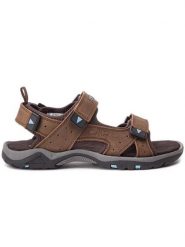 CMP Sandały Almaak Hiking Sandal 38Q9947 Brązowy. Brązowe sandały męskie CMP, z nubiku, bez zapięcia. Za 289.99 zł.