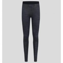 Legginsy termoaktywne męskie Odlo NATURAL Performance Wool. Szare legginsy męskie Odlo, m, bez wzorów, trekkingowe. W wyprzedaży za 227.49 zł.