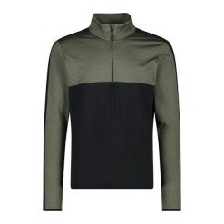 Polar zapinany do połowy CMP. Zielone bluzy z polaru męskie CMP, bez wzorów, z polaru, sportowe, bez ramiączek, bez kaptura. Za 323.50 zł.