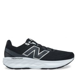Buty do biegania New Balance. Czarne buty do biegania męskie New Balance, bez wzorów, bez zapięcia, do biegania. Za 329.99 zł.