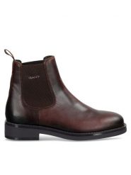 Gant Sztyblety 31651105 Brązowy. Brązowe sztyblety męskie Gant, ze skóry, bez obcasa, bez zapięcia. Za 599.99 zł.