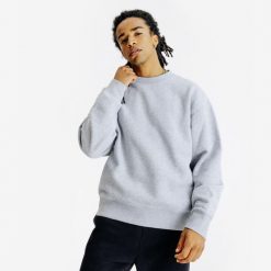 Bluza okrągły dekolt męska Elementals. Szare bluzy nierozpinane męskie Decathlon, m, bez wzorów, z bawełny, bez ramiączek, bez kaptura. Za 179.99 zł.