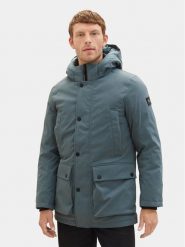Tom Tailor Kurtka przejściowa 1037347 Niebieski Regular Fit. Niebieskie kurtki męskie Tom Tailor, m, bez wzorów, z syntetyku, bez ramiączek, bez kaptura. Za 1,019.00 zł.