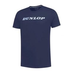 Koszulka sportowa męska Dunlop Essentials Tee. Niebieskie t-shirty sportowe męskie Dunlop, m, bez wzorów, sportowe, bez ramiączek. Za 79.99 zł.