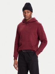 Tommy Jeans Bluza DM0DM20742 Bordowy Relaxed Fit. Czerwone bluzy nierozpinane męskie Tommy Jeans, m, bez wzorów, z bawełny, bez ramiączek, bez kaptura. Za 299.99 zł.