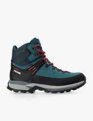 Buty turystyczne wysokie Meindl Air Revolution 1.5 - petrol/red. Czerwone buty trekkingowe męskie Meindl, bez wzorów, bez zapięcia. Za 1,384.86 zł.