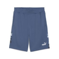 Męskie szorty Essentials Camo 10'' PUMA Dark Indigo Blue. Niebieskie szorty sportowe męskie Puma, bez wzorów, eleganckie. Za 129.00 zł.