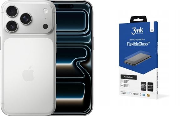 Smartfon Apple iPhone 17 Pro 256GB Srebrny (MG8H4) + FlexibleGlass. Szare smartfony Apple. Za 5,743.00 zł.