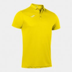 Koszulka polo do tenisa męska Joma Hobby. Żółte koszulki polo męskie Joma, m, bez wzorów, z materiału, sportowe, bez kołnierzyka, bez ramiączek. W wyprzedaży za 105.45 zł.
