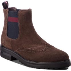 Sztyblety JOOP! - Kleitos 4140004165 Dark Brown 702. Brązowe sztyblety męskie JOOP!, z materiału. Za 739.00 zł.