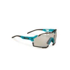 Okulary Rudy Project CUTLINE LAGOON MATTE - Impactx™ Photochromic 2 Laser Black. Niebieskie okulary przeciwsłoneczne męskie Rudy Project, bez wzorów, sportowe. Za 912.99 zł.