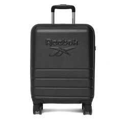 Walizka kabinowa Reebok. Czarne walizki męskie Reebok, bez wzorów. Za 259.99 zł.
