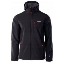 Kurtka męska Softshell Hi-Tec Caen - czarno-pomarańczowa, Rozmiar XXL. Brązowe kurtki softshell męskie Hi-tec, m, bez wzorów, z polaru, bez kaptura, trekkingowe. Za 184.99 zł.