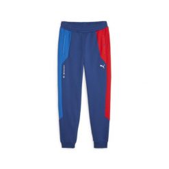 Puma Spodnie Bmw Mms 62122204. Niebieskie spodnie dresowe męskie Puma, bez wzorów, z dresówki. Za 243.99 zł.