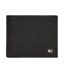 Portfel Tommy Hilfiger. Czarne portfele męskie Tommy Hilfiger, bez wzorów. Za 239.99 zł.
