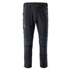 Męskie Spodnie Softshell Pro Guard. Czarne kurtki softshell męskie ELBRUS, m, bez wzorów, z softshellu, bez kaptura, trekkingowe. Za 484.99 zł.