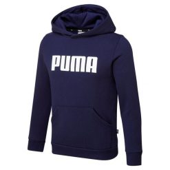 Puma Bluza Ess Fl 84759602. Niebieskie bluzy nierozpinane męskie Puma, bez wzorów, bez ramiączek, bez kaptura. Za 121.99 zł.