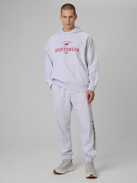 4F Spodnie dresowe joggery męskie - szare XL. Szare spodnie dresowe męskie 4f, bez wzorów, z dresówki, długie. Za 159.99 zł.