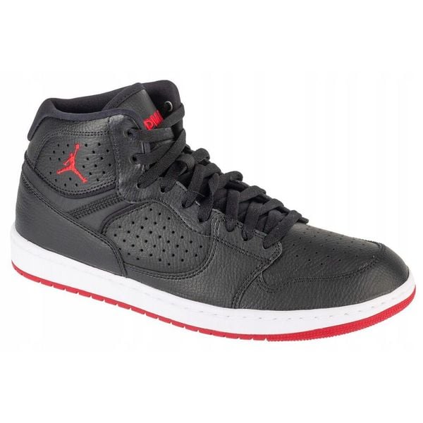 Męskie Skórzane Buty Treningowe Jordan Access Full Grain Leather. Czarne buty treningowe męskie Nike, na zimę, bez wzorów, bez zapięcia. Za 726.99 zł.