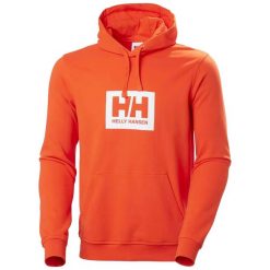 Bluza Z Kapturem Helly Hansen Hh Box Dorosłych. Czerwone bluzy nierozpinane męskie Helly Hansen, m, bez wzorów, casualowe, bez ramiączek, z kapturem. W wyprzedaży za 269.65 zł.